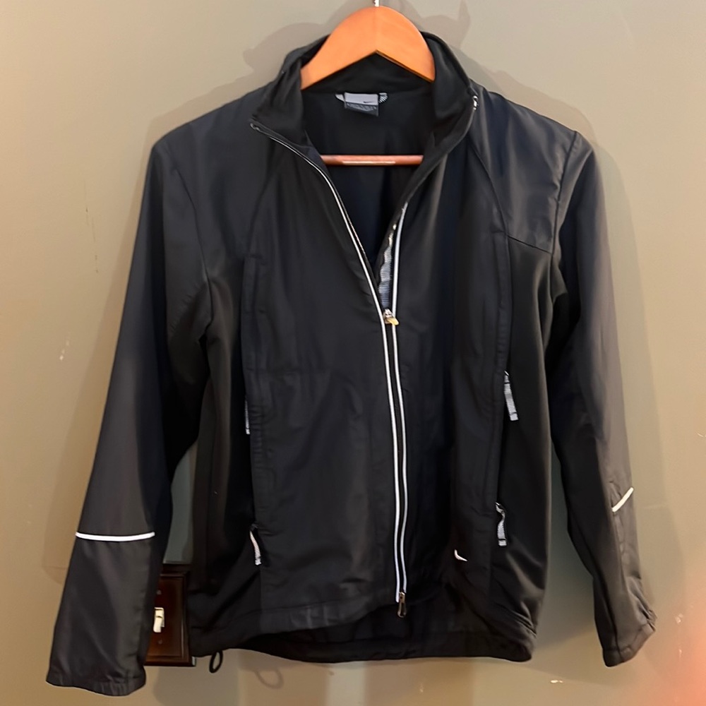 Nike black windbreaker small